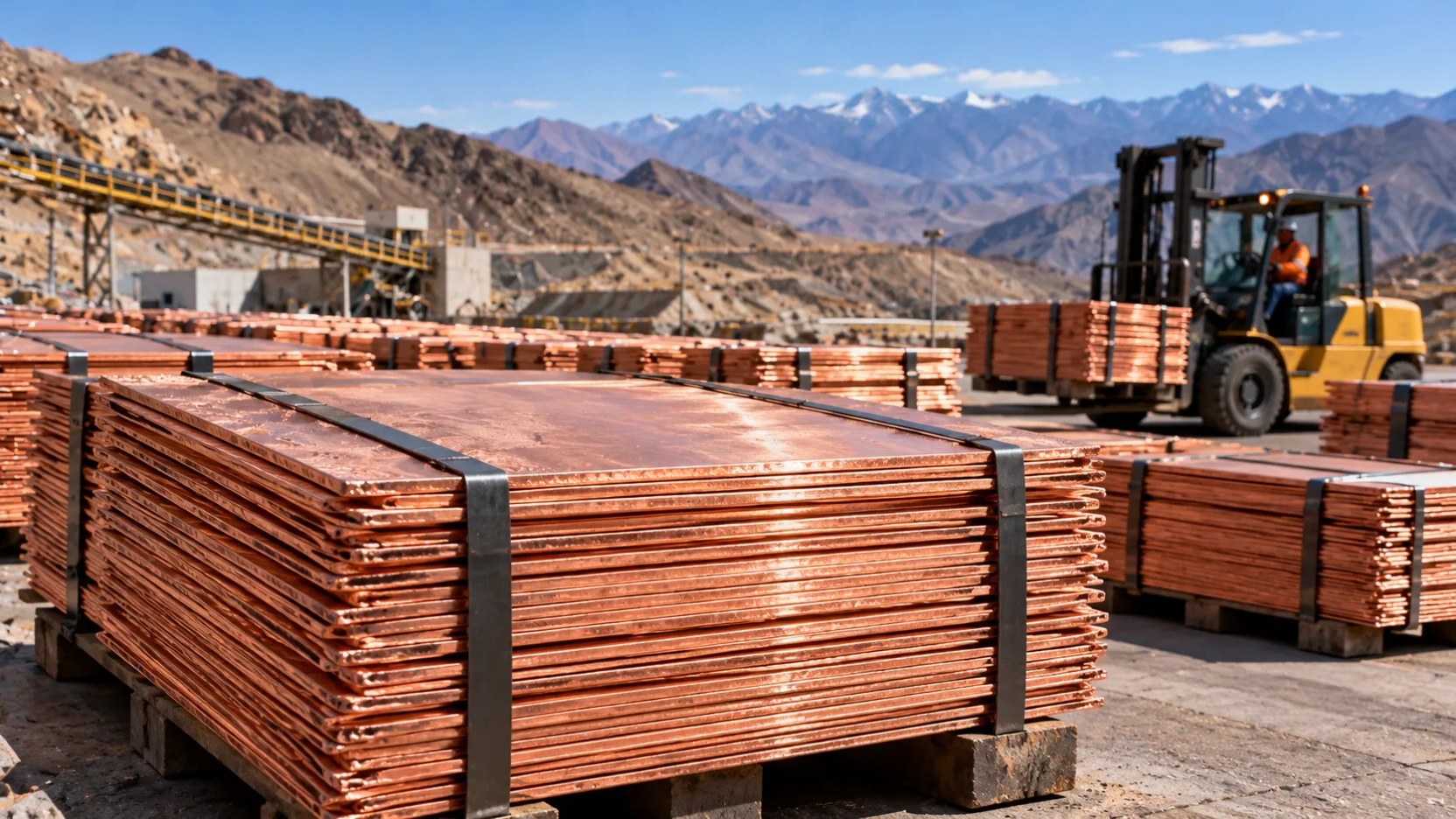 Precio del cobre inicia la semana sobre US$6,62 la libra y Chile enfrenta el desafío de recuperar su producción minera
