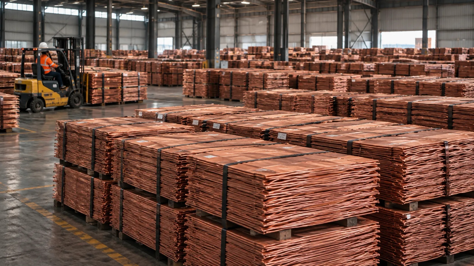 Precio del cobre cae a US$6,55 la libra y fuerte aumento de inventarios en Londres genera nuevas señales de alerta