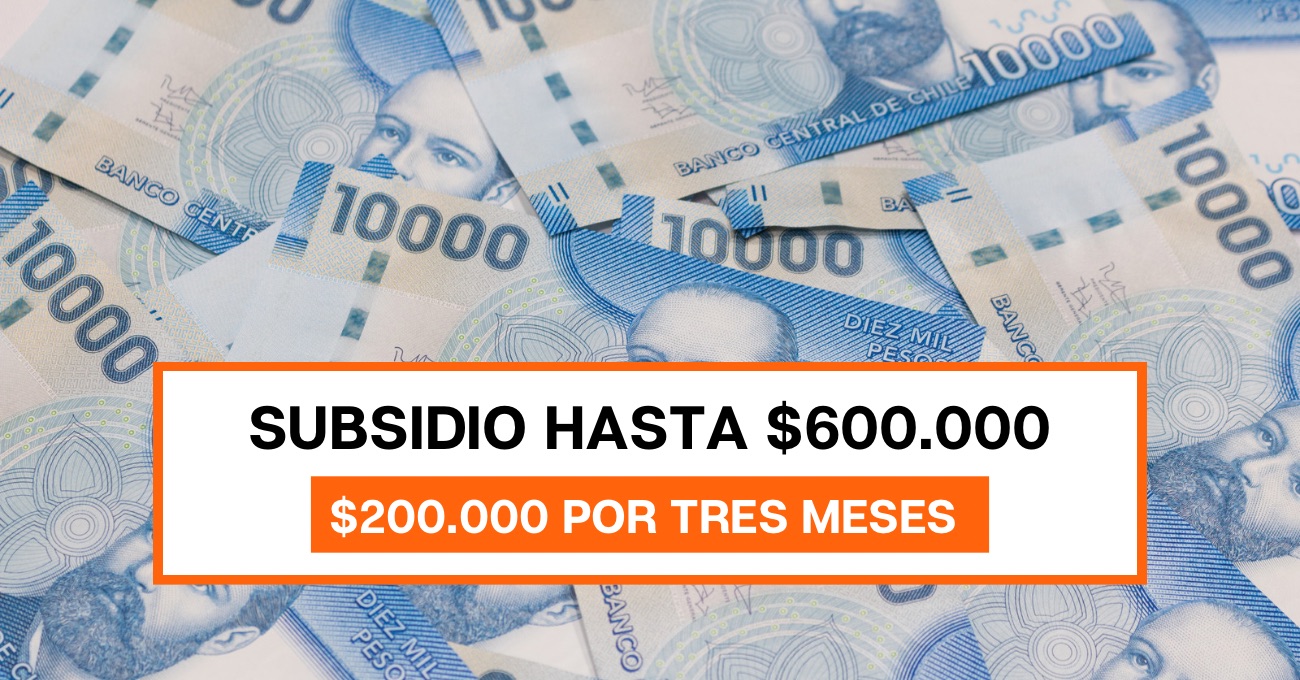 Revisa con tu RUT: Subsidio hasta $600.000