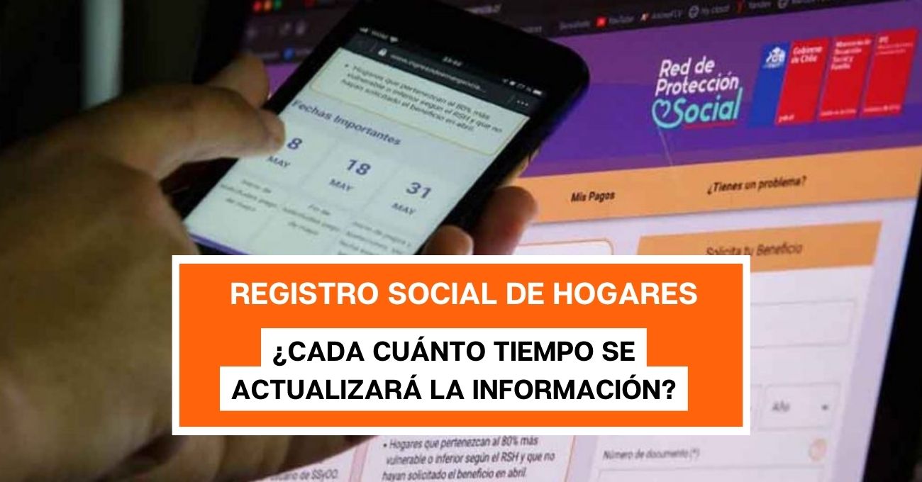 Registro Social de Hogares: ¿Cada cuánto tiempo se actualizará la información?