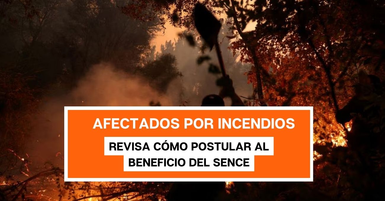 Subsidio para afectados por incendios: revisa cómo postular al beneficio del SENCE