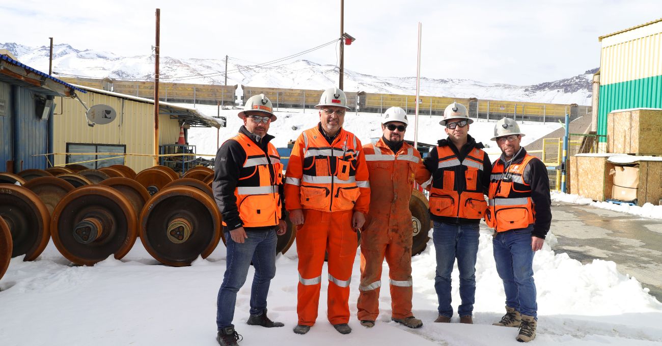 Ferrocarril Teniente 8 de El Teniente implementa cámaras para detectar sobrecalentamientos en tiempo real