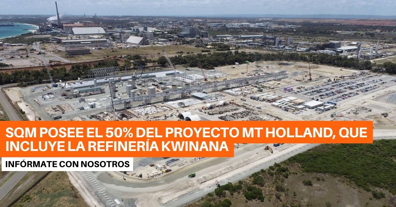 SQM amplía su presencia en Australia a través de un acuerdo de ganancia con Tambourah