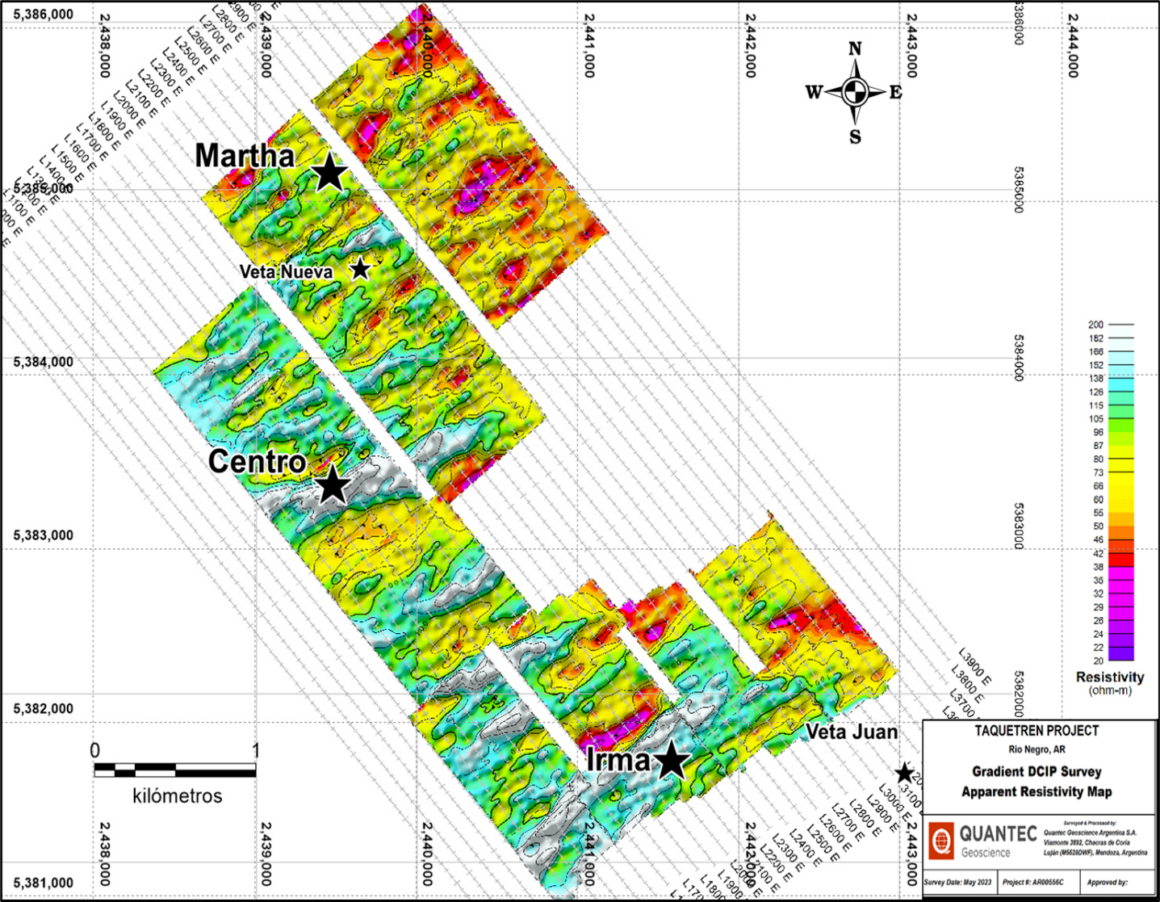 Actualización del Proyecto Norseman Silver, Taquetren, Río Negro, Argentina