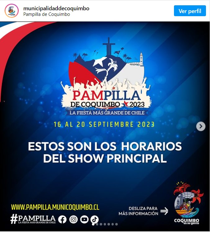 Fiesta de la Pampilla de Coquimbo 2023: Parrilla de artistas y horarios de los shows