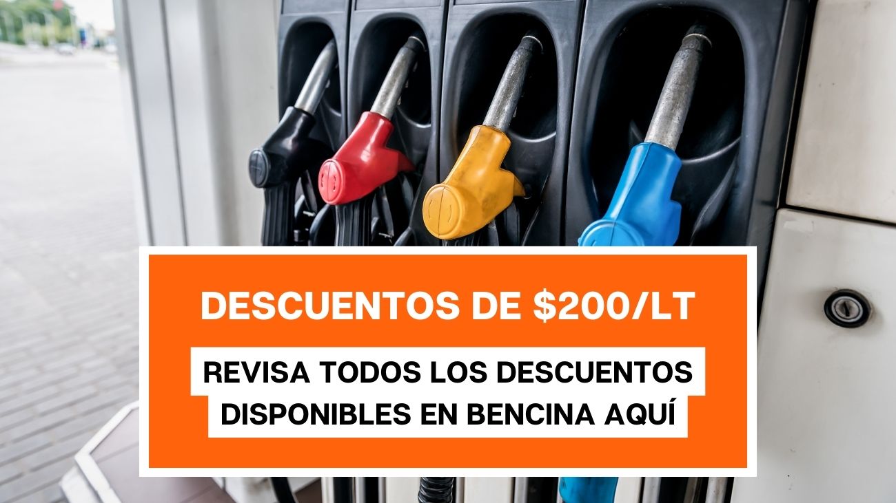 Rebajas de hasta $200 por litro: Estos son los descuentos en bencinas durante diciembre