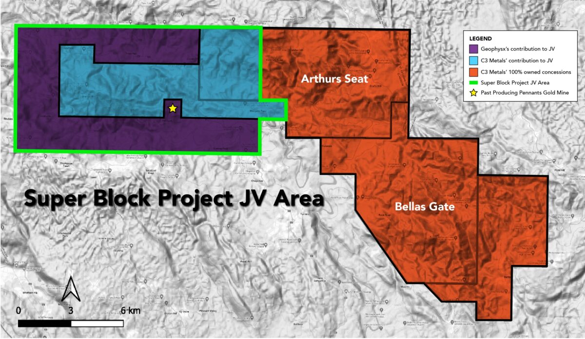 C3 Metals firma un acuerdo de empresa conjunta 50/50 con Geophysx Jamaica