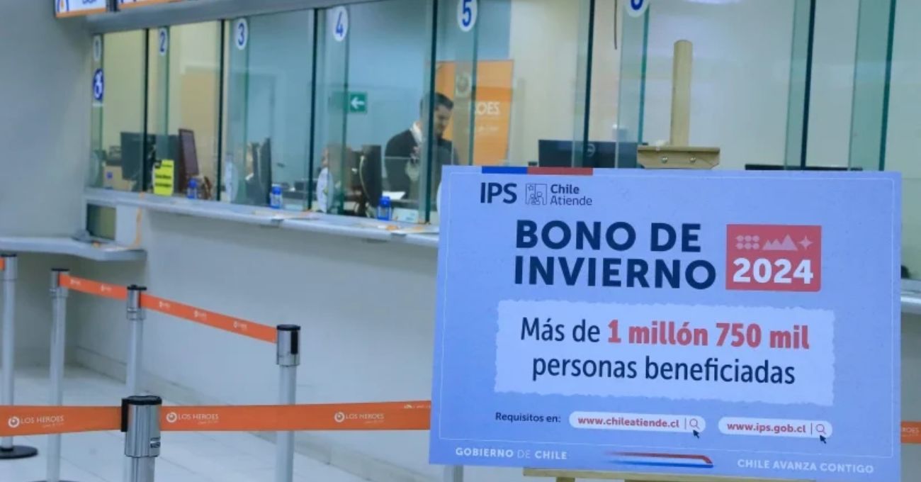 Comienza el pago del Bono Invierno 2024 para adultos mayores en Chile