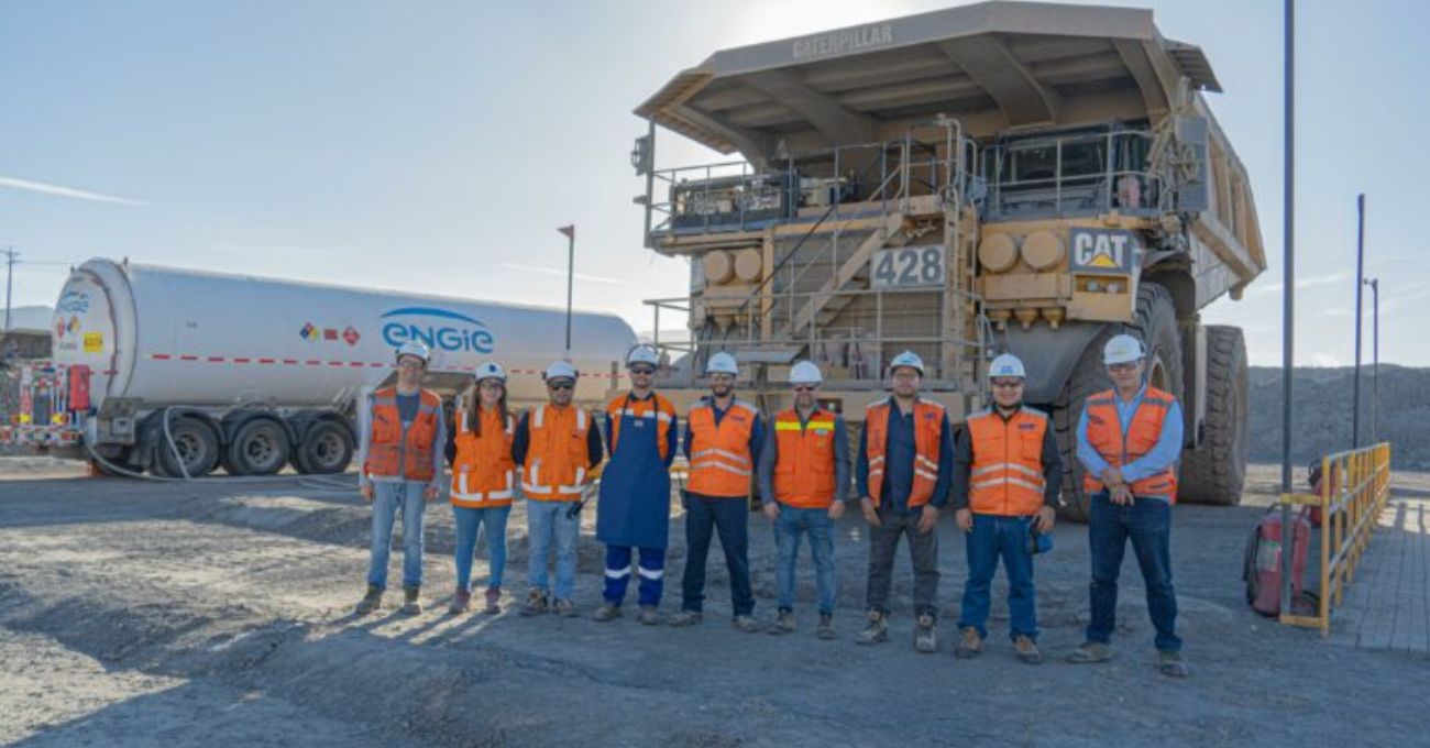Compañía Minera del Pacífico y ENGIE Chile implementan gas natural en camiones CAEX para reducir emisiones