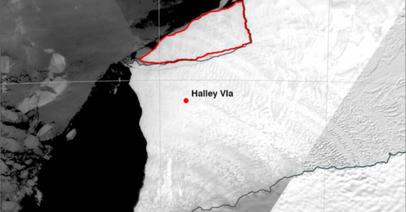 Enorme iceberg A-83 del tamaño de una ciudad se desprendió de la plataforma de hielo de la Antártica