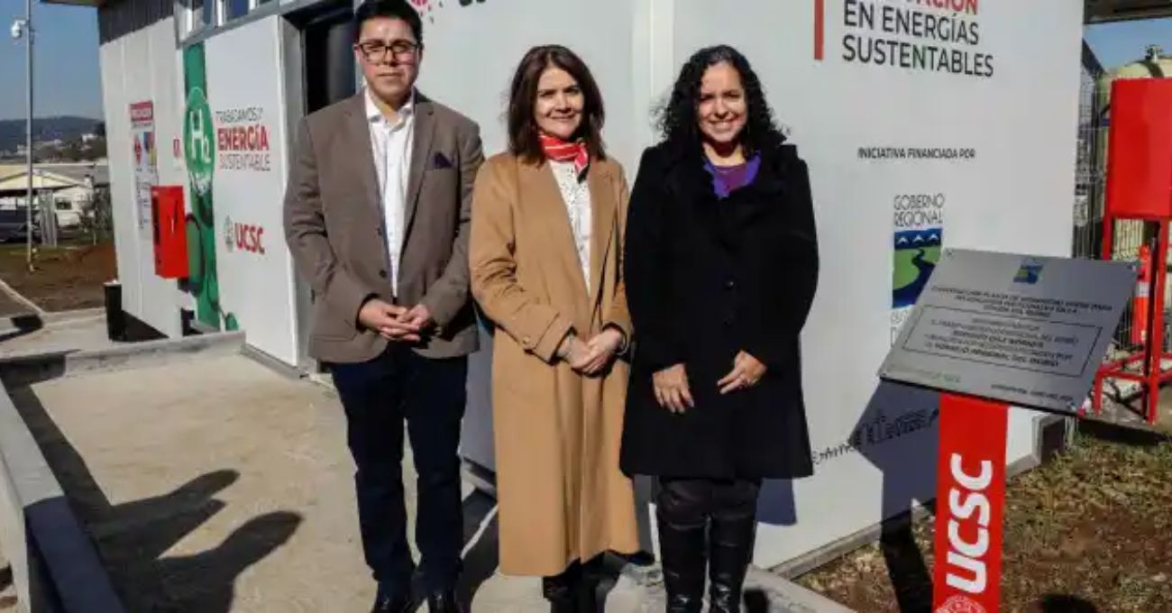 La Universidad Católica de la Santísima Concepción inaugura planta de hidrógeno verde para investigación y desarrollo tecnológico
