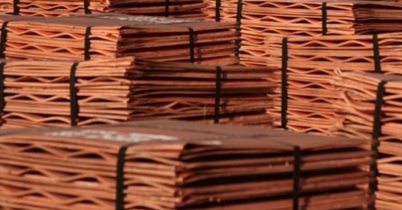 Inventarios de cobre en China alcanzan máximos en 4 años