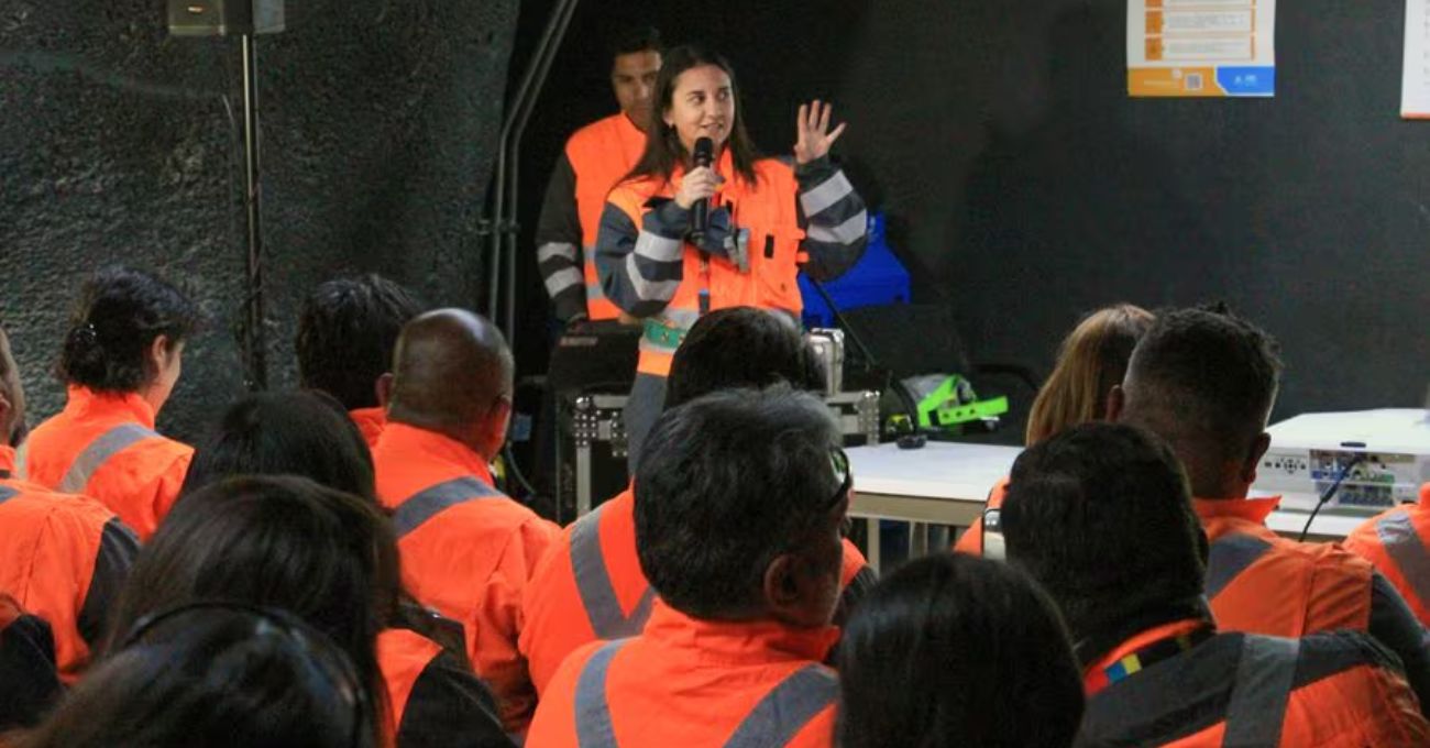 Codelco promueve la diversidad de género en Chuquicamata Subterránea