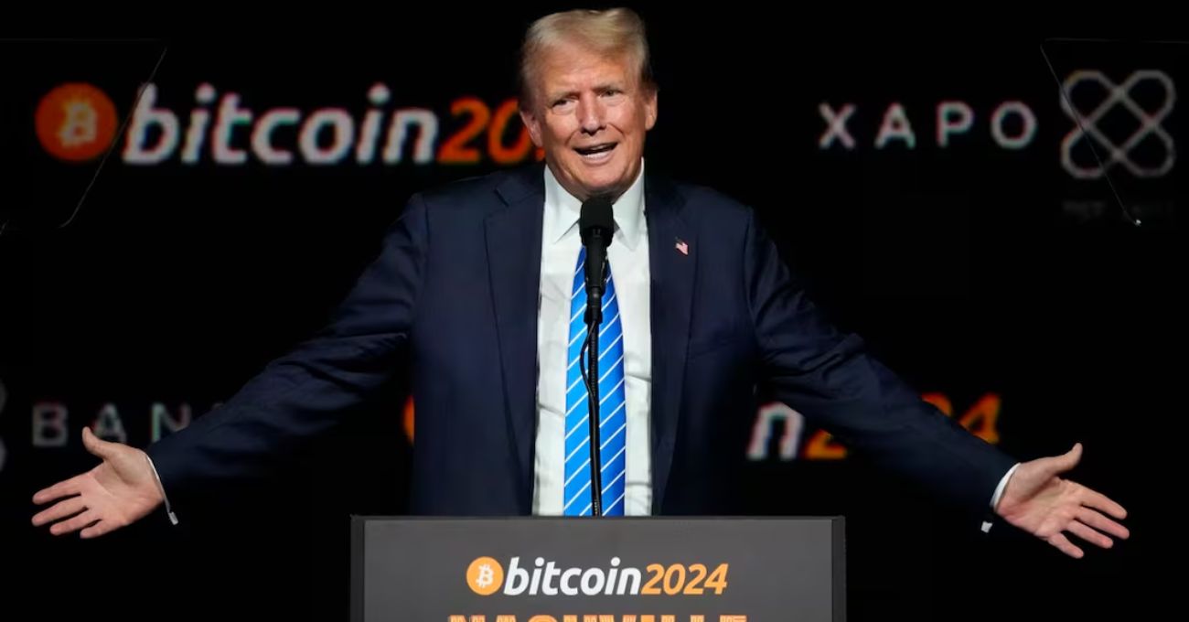 Trump encabeza conferencia de bitcoin y recauda fondos millonarios