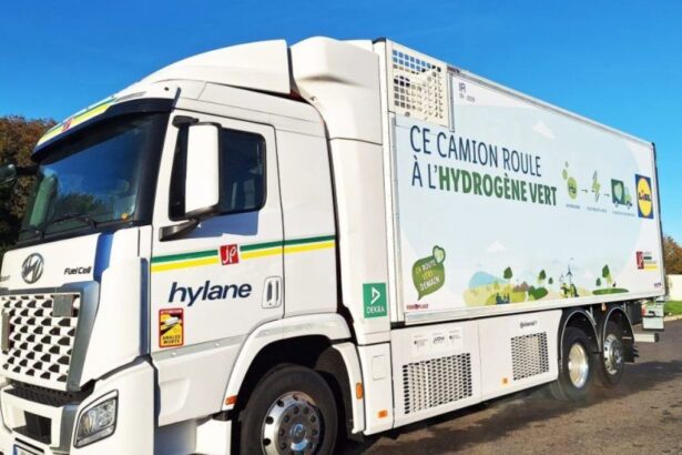 Lidl lanza el primer camión ecológico de hidrógeno en Francia