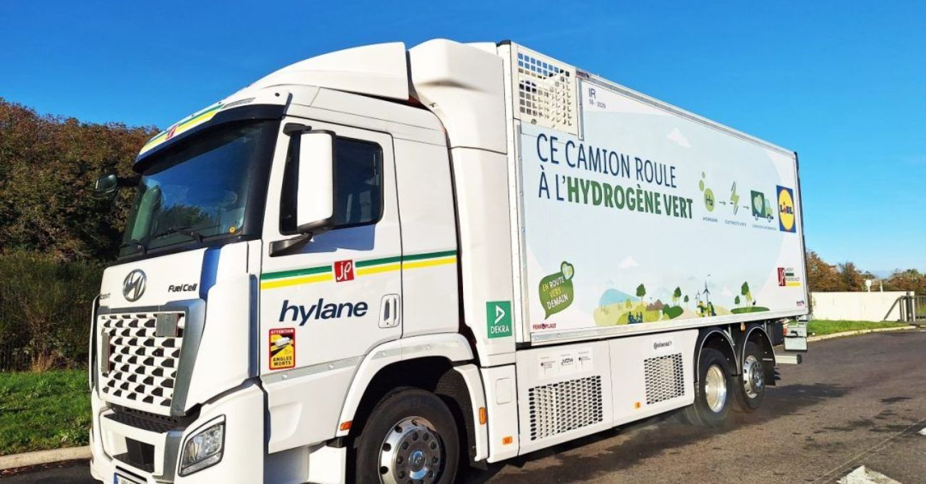 Lidl lanza el primer camión ecológico de hidrógeno en Francia