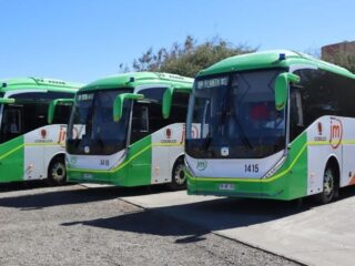 Codelco incorpora flota de 65 buses eléctricos en Radomiro Tomic