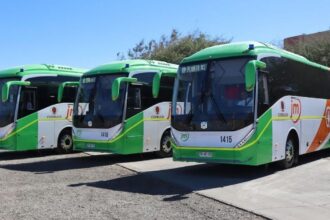 Codelco incorpora flota de 65 buses eléctricos en Radomiro Tomic
