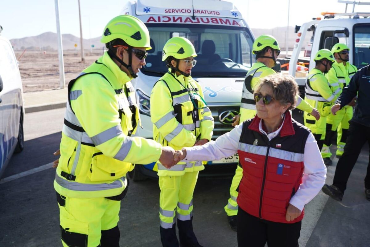 Ministerio de Obras Públicas inaugura apertura al tránsito en nueva Ruta del Loa