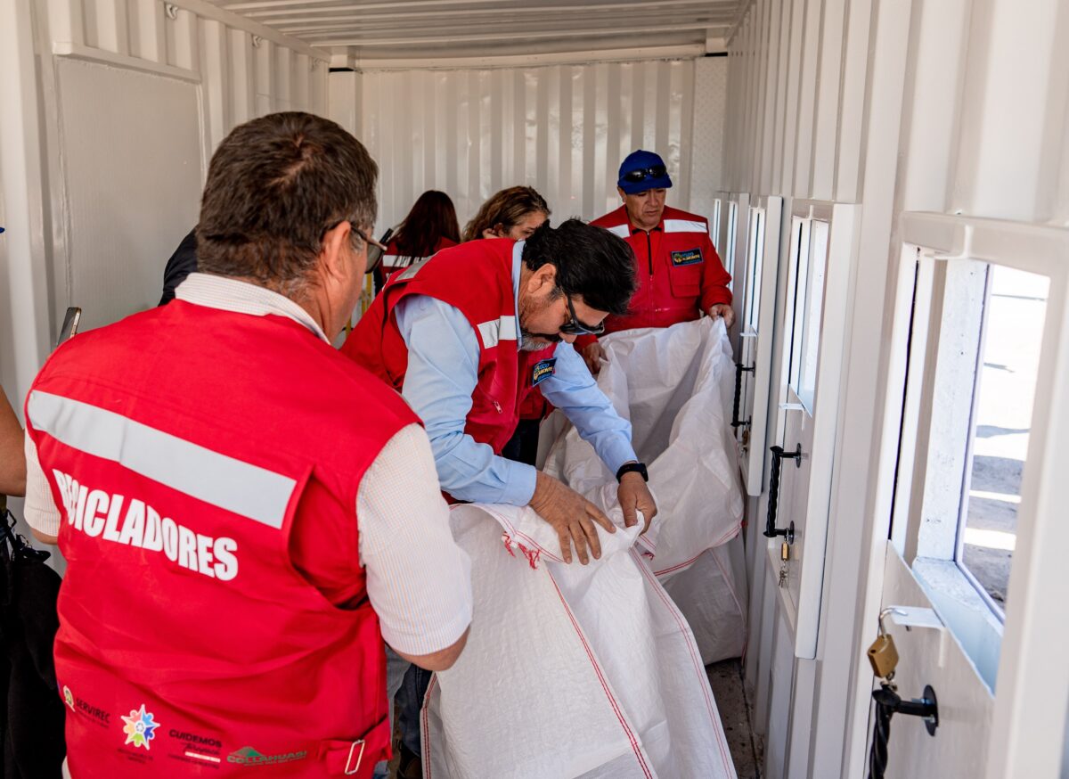 Dos toneladas de residuos recolectó campaña de reciclaje en Fiesta de La Tirana