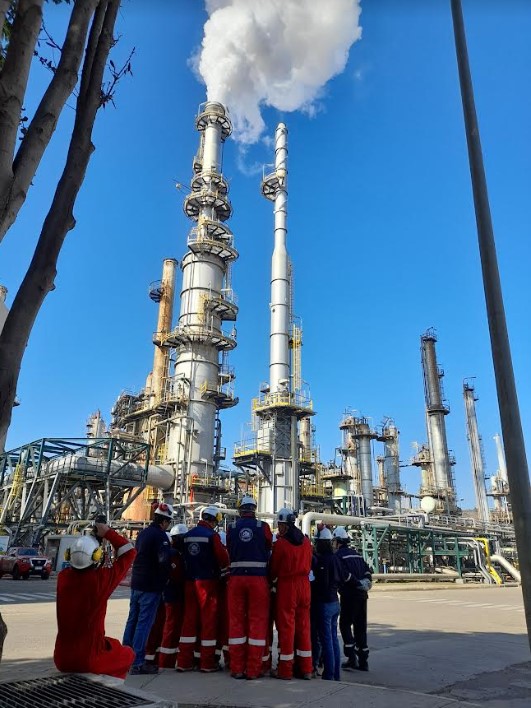 El Segundo Tribunal Ambiental realizó inspección en instalaciones de Enap Refinerías en Concón