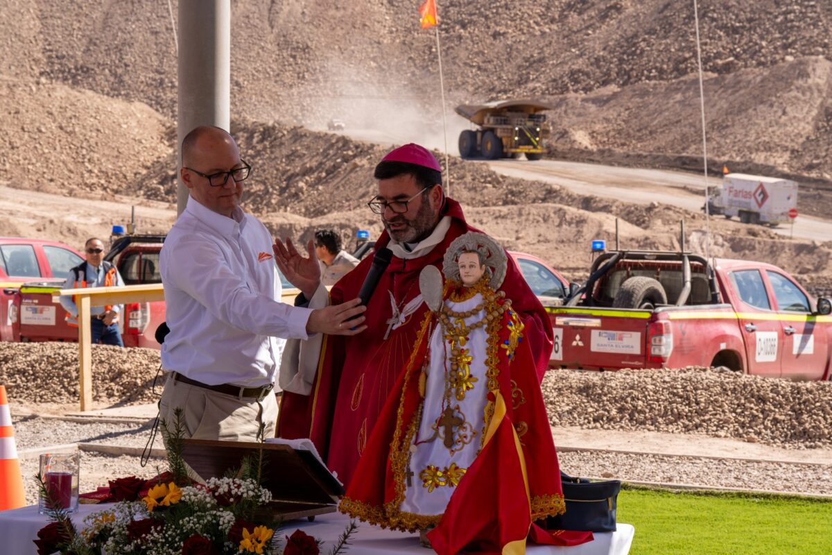 Sierra Gorda SCM celebró la fiesta de San Lorenzo junto a trabajadores y la comunidad