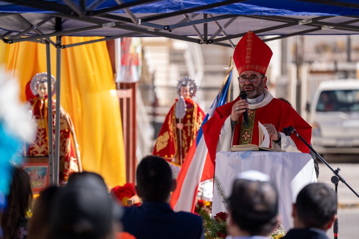 Sierra Gorda SCM celebró la fiesta de San Lorenzo junto a trabajadores y la comunidad