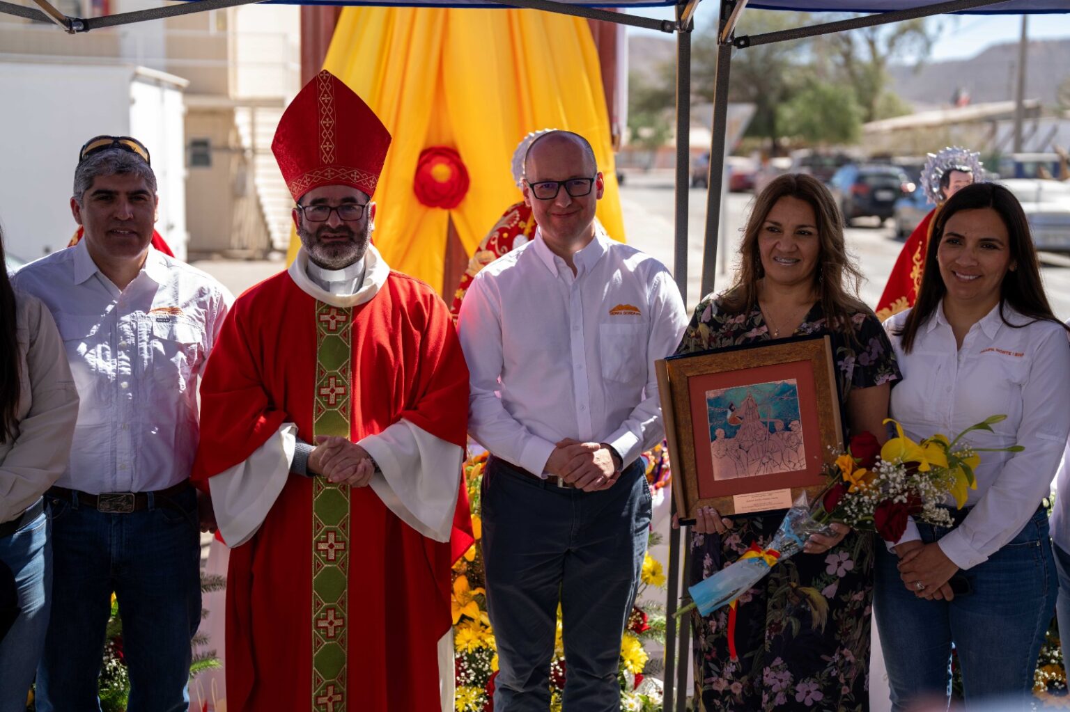 Sierra Gorda SCM celebró la fiesta de San Lorenzo junto a trabajadores y la comunidad