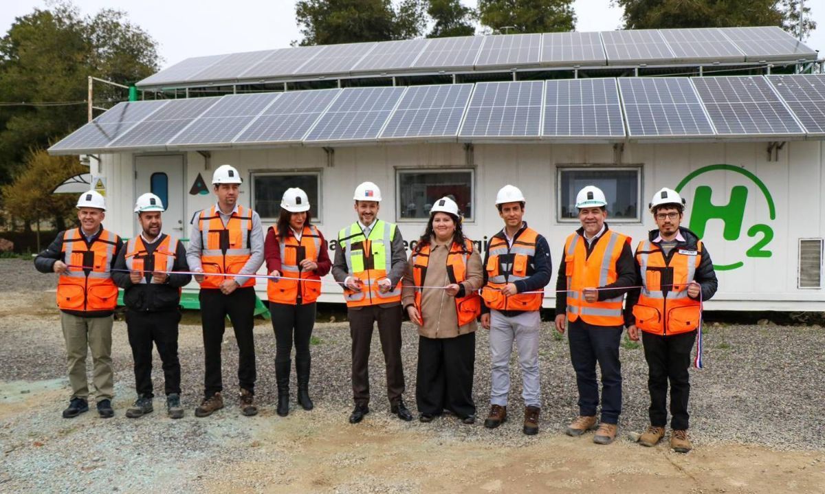 Inauguran planta piloto de hidrógeno verde en la mina San Pedro