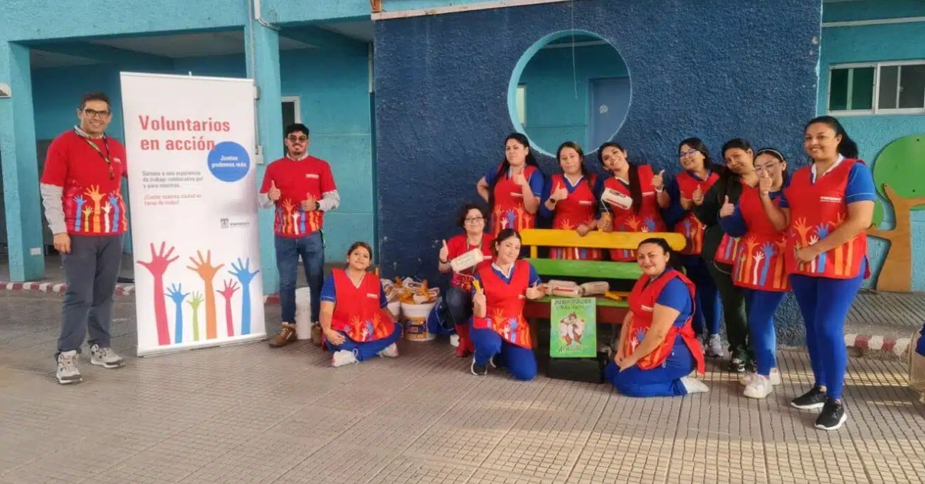 Voluntarios de Techint E&C mejoran jardín infantil en Tocopilla