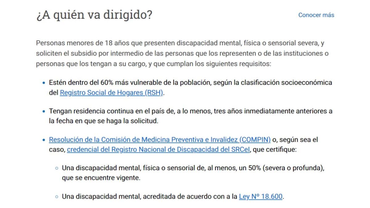 El IPS ofrece una ayuda mensual de $107.000 a los jóvenes que se encuentren en el 60% más vulnerable