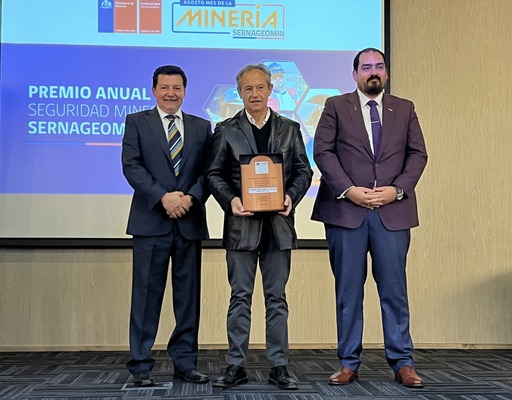 Sernageomin entregó el Premio Anual de Seguridad Minera 2024