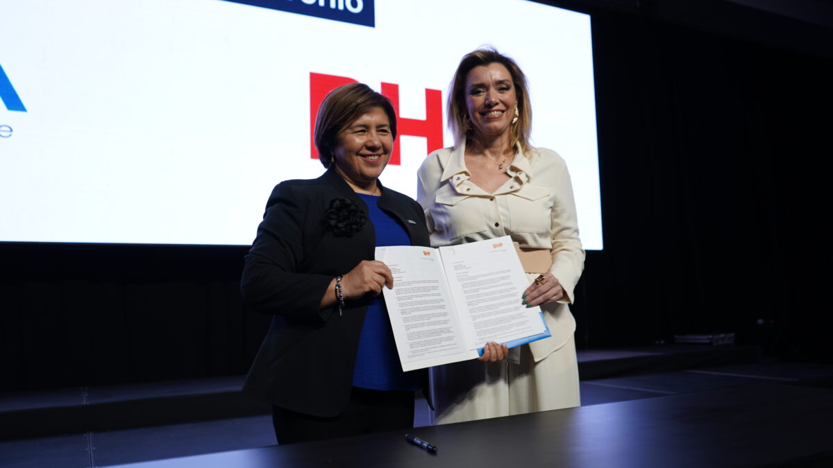 BHP y WIM Chile firman convenio para impulsar la inclusión femenina en la minería