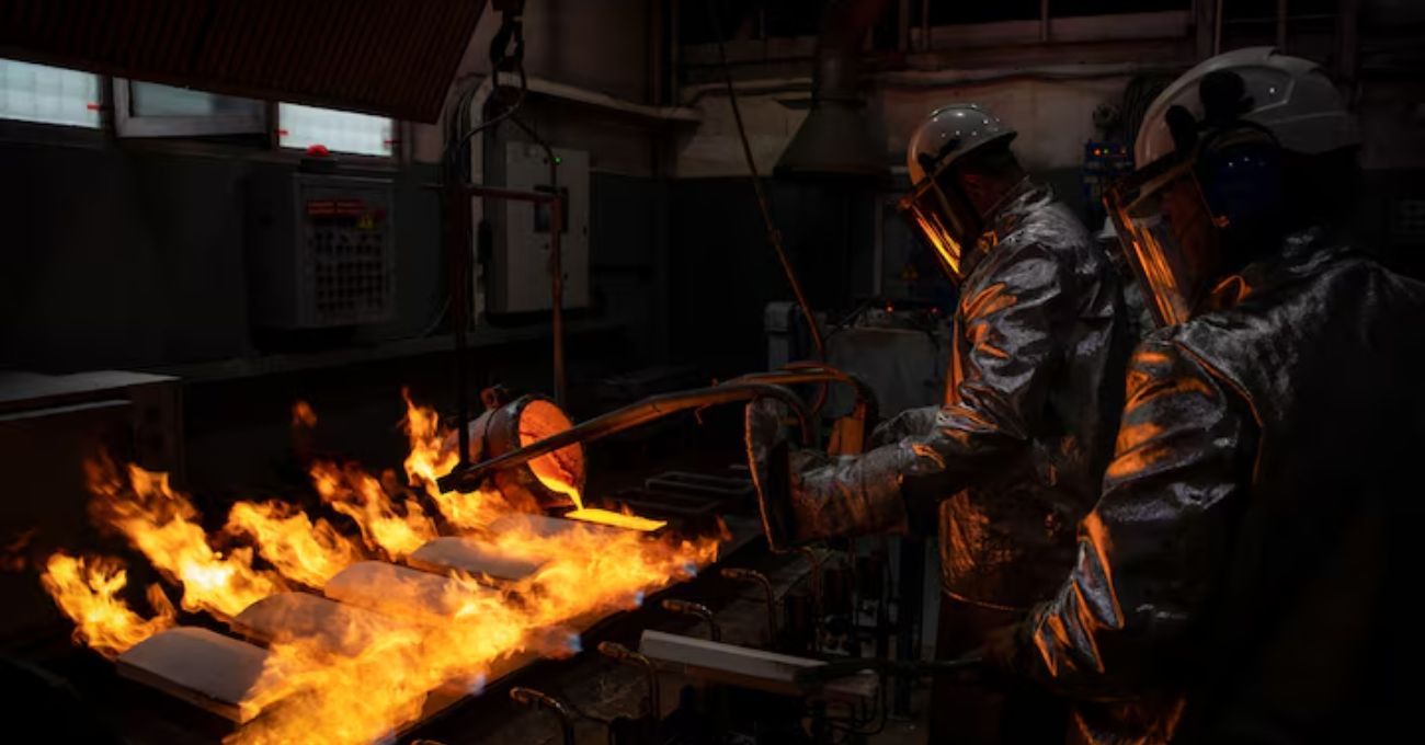 Precio del oro se encamina a su mayor ganancia trimestral