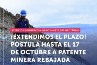 Seremi de Minería de Copiapó anuncia extensión de postulación al beneficio de rebaja de patente minera