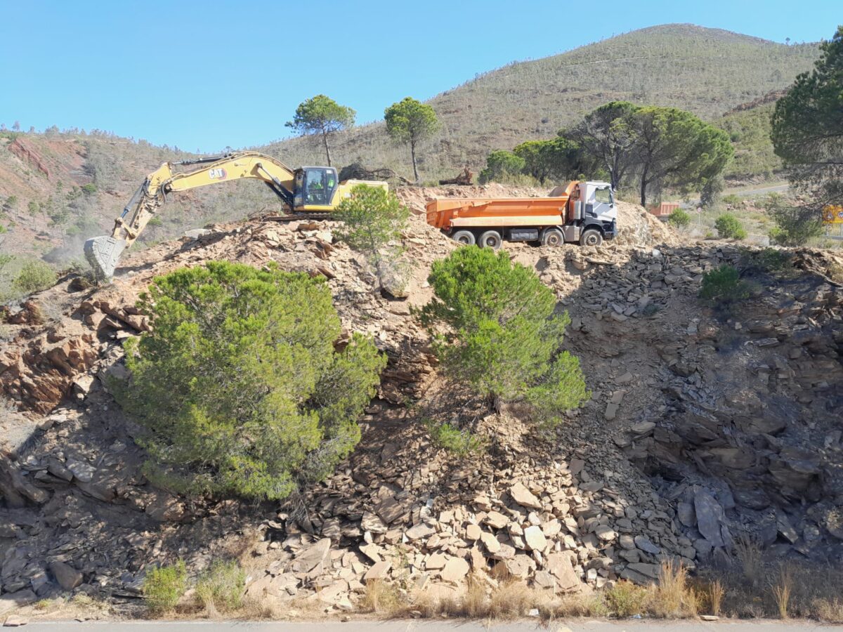 Atalaya Riotinto finaliza con éxito las obras de restitución de la carretera HV-5011