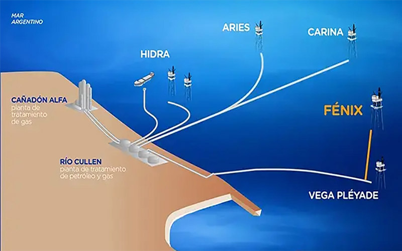 Al sur de Argentina nace un nuevo polo gasífero: Entra en operación el campo Fénix