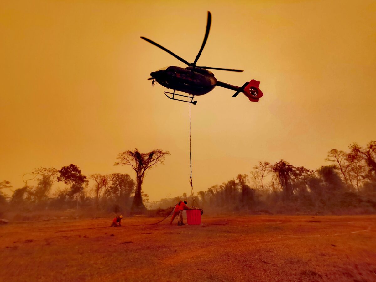 Ecocopter+Helisul: Unidos junto a Airbus Foundation y CONAF para combatir los Incendios Forestales en Bolivia