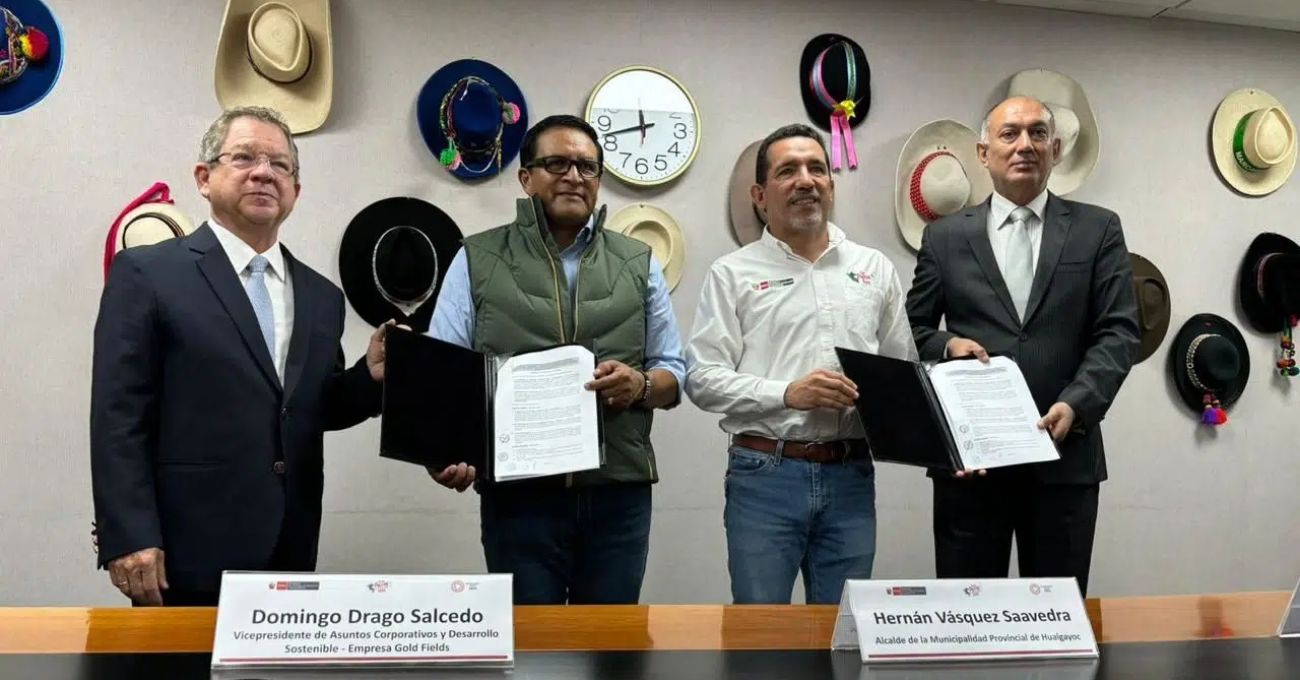 Perú: Gold Fields inicia estudios de pre-inversión para proyecto de agua y saneamiento en Hualgayoc