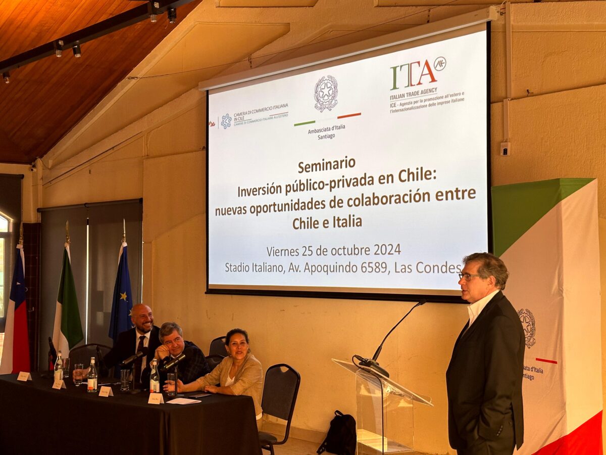 COPSA participa en seminario sobre Inversión Público-Privada entre Chile e Italia