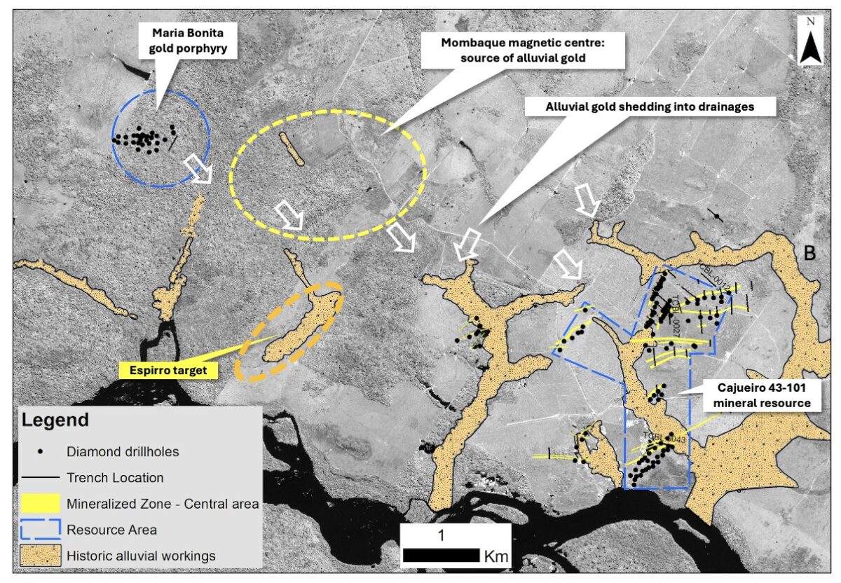 Brasil: Altamira Gold identifica el tercer centro de rocas de pórfido hidrotermalmente alteradas y veteadas en el nuevo objetivo Espirro