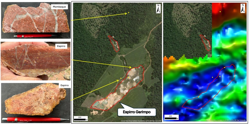 Brasil: Altamira Gold identifica el tercer centro de rocas de pórfido hidrotermalmente alteradas y veteadas en el nuevo objetivo Espirro