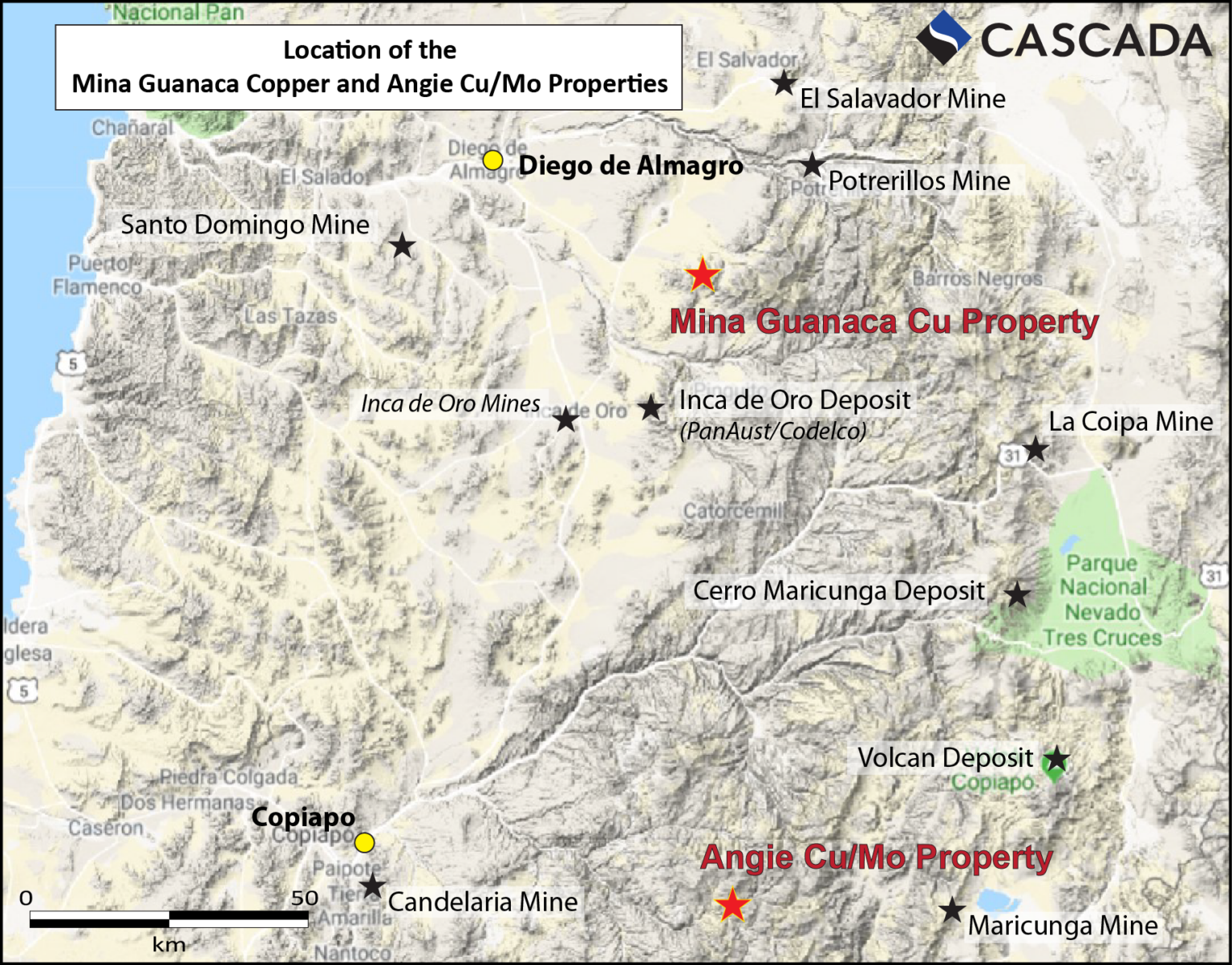 Cascada Silver descubre potencial mineral en pórfido chileno: nuevas exploraciones en camino.