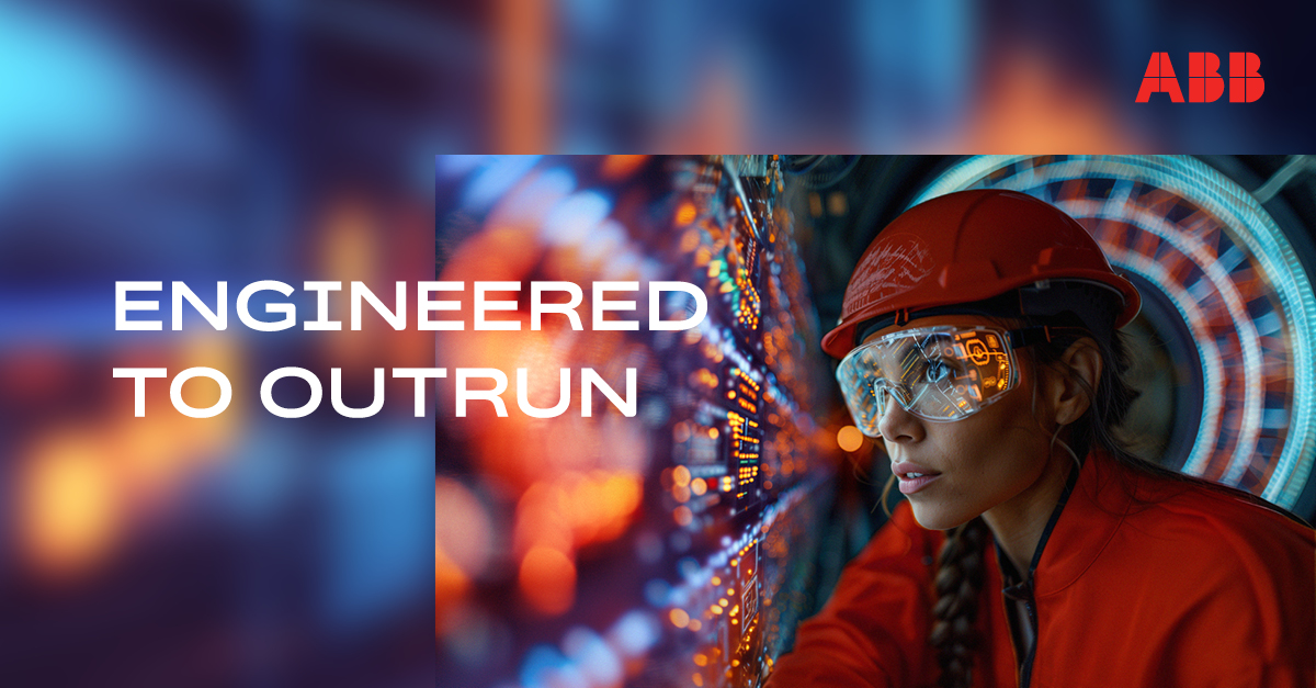 ABB resalta su apuesta por la electrificación y la automatización con un nuevo posicionamiento de marca y slogan: "Engineered to Outrun"