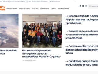 Revista REDIMIN lidera el ranking de sitios web de minería y metales más visitados en Chile según SEMrush