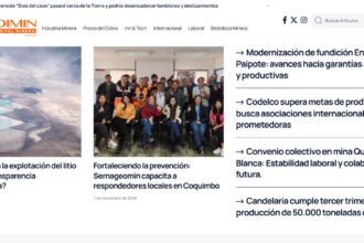 Revista REDIMIN lidera el ranking de sitios web de minería y metales más visitados en Chile según SEMrush