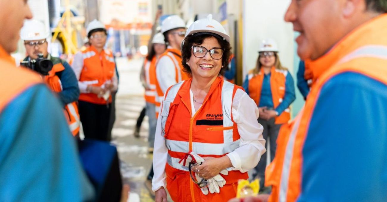 Ministra de Minería inspecciona tecnologías sostenibles en Sierra Gorda SCM