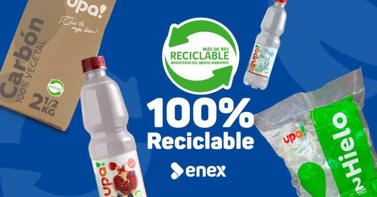 Enex avanza hacia la sostenibilidad con envases reciclables en Chile