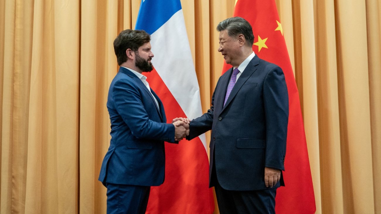 Xi Jinping se reúne con Boric y le pide ampliar la cooperación China-Chile en varios ámbitos