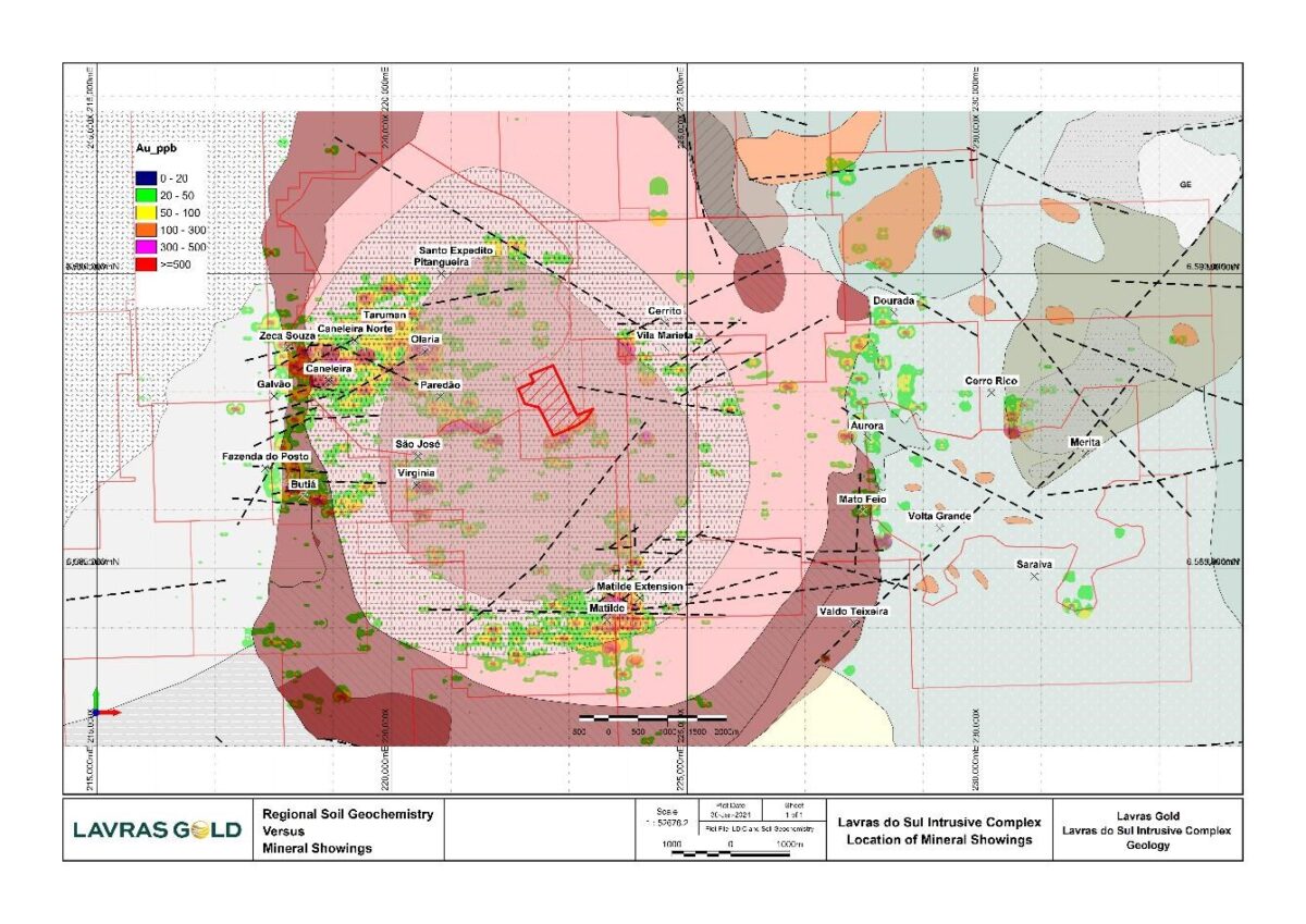 Brasil: Lavras Gold intercepta 1,0 g/t de oro a más de 56 metros en el recién descubierto objetivo de oro Olaria, Proyecto LDS